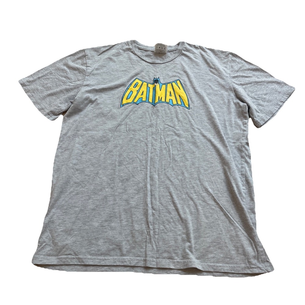 Batman T Shirt Men's Size L Color Gray